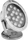 Elmark Submersible Recessed Pool Spotlight with Remote Control and Multicolour (RGB) Light 98LED018RGB