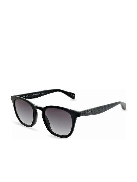 Ted Baker Otis Слънчеви очила с Черно Пластмасов Рамка и Черно Слънчеви очила Леща TB1683 001