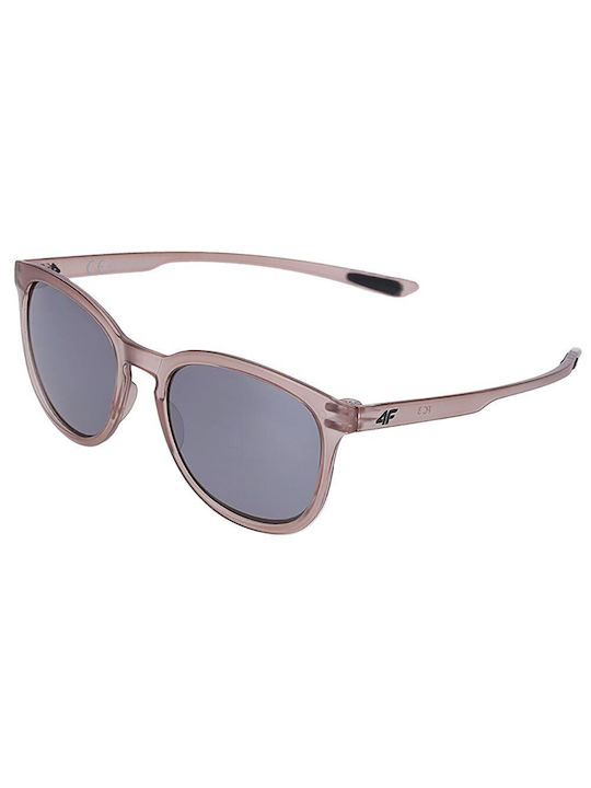 4F Sunglasses with Pink Plastic Frame and Gray ...