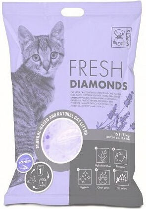 M-Pets Кристален котешки пясък с аромат Лавандула 15лт