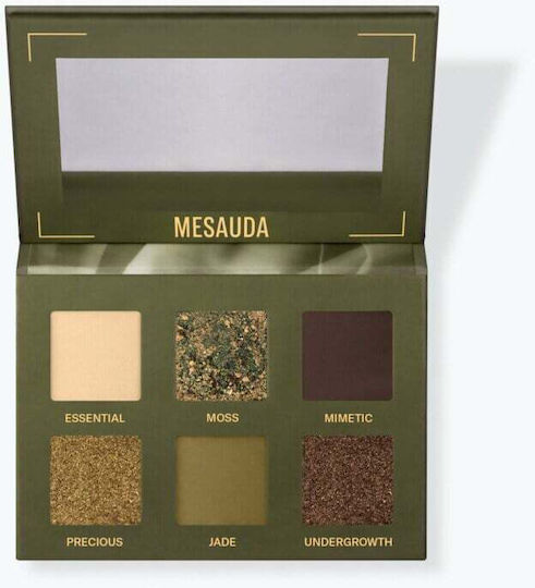 Mesauda Milano Bare Harmony 2.0 Eye Shadow Palette in Solid Form 205 Hidden Green 6gr