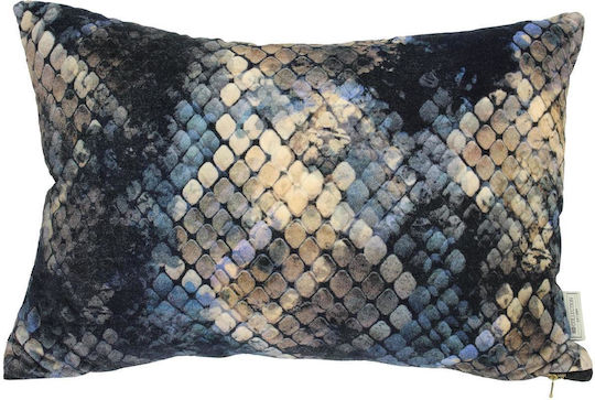 ArteLibre ArteLibre Velvet Blue Sofa Cushion 40x60cm