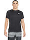 Nike Hydroguard UPF 40+ Unisex Short Sleeve Sun Protection Shirt Black