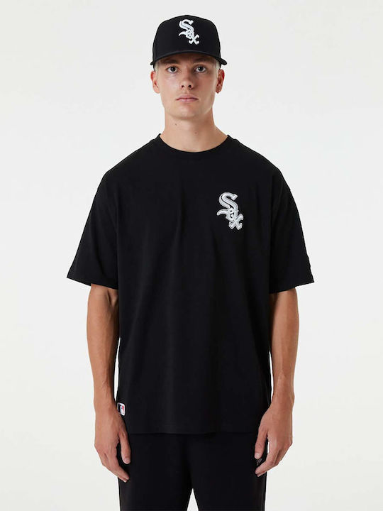New Era Big Logo Oversized New York Yankees Men's T-Shirt Black 12195450