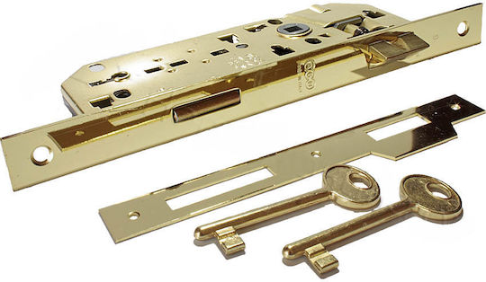 AGB Recessed Lock Mesoportas with Center 40mm Gold