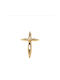 14K Gold Cross with pearl ST316MR