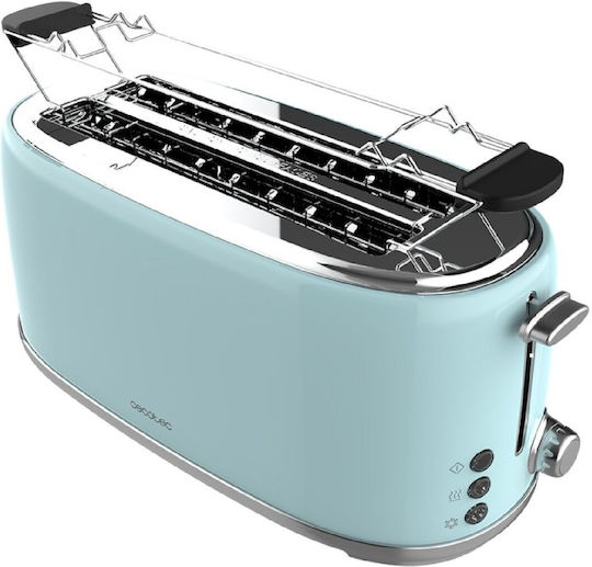Cecotec Toast&Taste 1600 Retro Double Тостер Двуместна 1630W Син