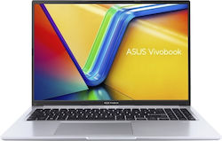Asus Vivobook 16 M1605YAR-MB521W 16" (Ryzen 5-7530U/8GB/1TB SSD/W11 Home) Cool Silver (US Keyboard)