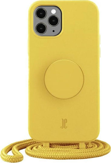 Just Elegance PopGrip Back Cover Silicone Yellow (iPhone 11 Pro)