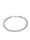 Visetti Fußarmband aus Edelstahl Stahl