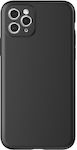 Hurtel Soft Back Cover Σιλικόνης Μαύρο (Redmi Note 12 4G)