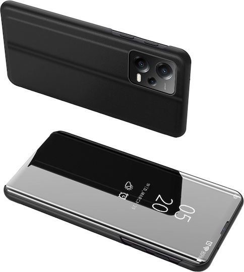 Hurtel Clear View Book Μαύρο (Redmi Note 12 Pro / Poco X5 Pro)