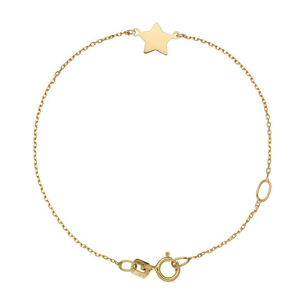 Shop Louis Vuitton Empreinte chain bracelet, yellow gold (Q95619