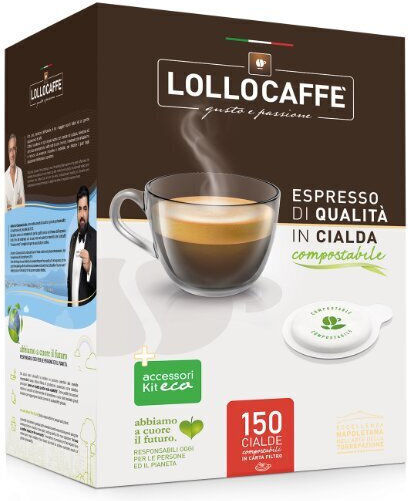 Lollo Caffe Капсули Еспресо Argento Съвместими с машина E.S.E. Pod 100капси