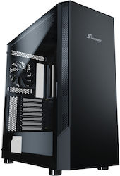 Seasonic Arch Q503 Midi Tower Computer Case with Window Panel Black