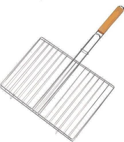 Roller Kappatos Διπλή Σχάρα Ψησίματος Χρωμίου 32.5x24.5εκ.