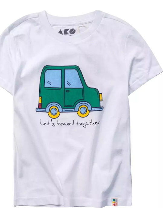 Kinder-T-Shirt Weiß