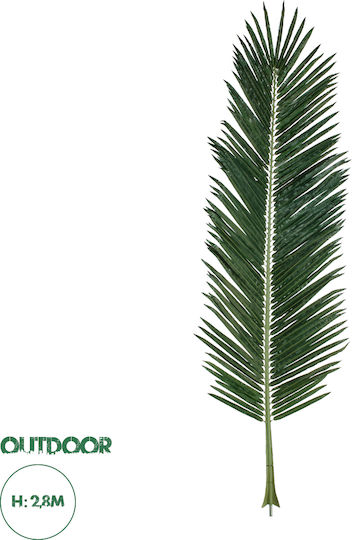 Artificial Decorative Branch Areca Palm Green 280cm GloboStar
