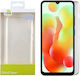 Lime Slimclear Camera Guard Back Cover Silicone Transparent (Redmi 12C)