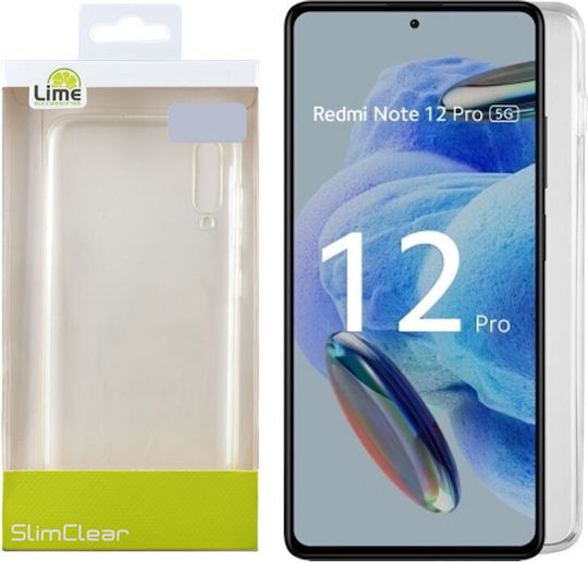Lime Slimclear Camera Guard Back Cover Σιλικόνης Διάφανο (Redmi Note 12 Pro 5G)