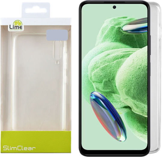 Lime Slimclear Camera Guard Back Cover Silicone Transparent (Redmi Note 12 5G)