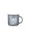 Nava Yes You Can Becher aus Porzellan Gray 380ml