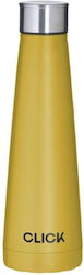 Click Μπουκάλι Θερμός Κίτρινο 450ml