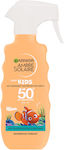 Garnier Ambre Solaire Kids Sun Protection Nemo Wasserdicht Kinder Sonnencreme Spray für Gesicht & Körper SPF50 270ml