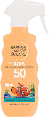 Garnier Αδιάβροχο Παιδικό Αντηλιακό Spray Ambre Solaire Kids Sun Protection Nemo για Πρόσωπο & Σώμα SPF50+ 270ml