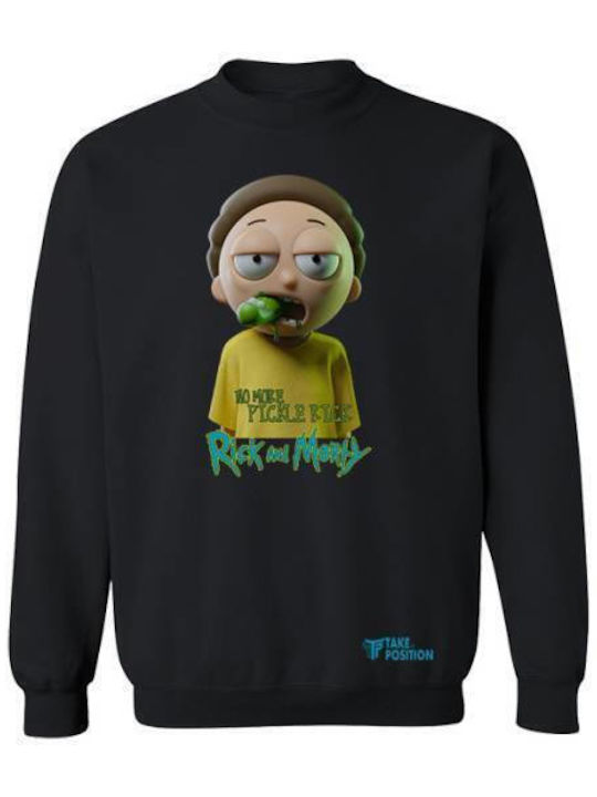 Takeposition Sweatshirt Rick und Morty Schwarz 332-1257-02