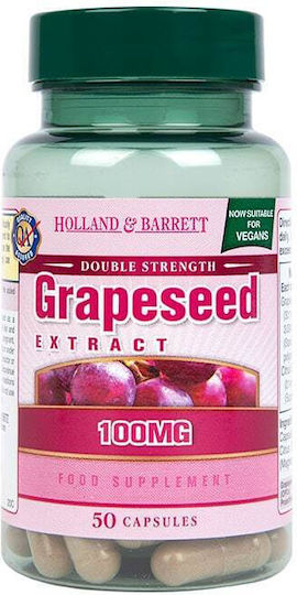 Holland & Barrett Grapeseed Extract 100мг 50 капси Грозде