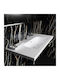 Orabella Mood 80 Ένθετος Νιπτήρας Πορσελάνης 80x45x14cm Λευκός