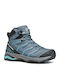 Scarpa Storm Gray Aqua Women's Hiking Shoes Waterproof with Gore-Tex Membrane