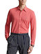 Ralph Lauren Men's Shirt Long Sleeve Cotton Red