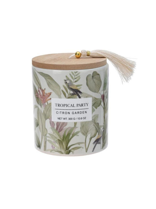Next Aromatic Candle Tropical Party in Jar with Perfume Citron Garden 9x11.7cm