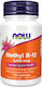 Now Foods Methyl B-12 Βιταμίνη για την Υγεία του Νευρικού Συστήματος 5000mcg 120 υπογλώσσια δισκία