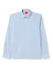 Hugo Boss Men's Shirt Long Sleeve Striped Light Blue