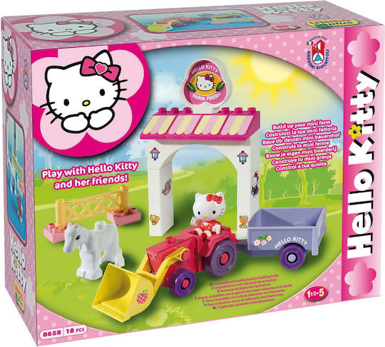 Unico Τουβλάκια Farm - Hello Kitty για 1.5+ Ετών 18τμχ