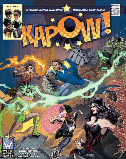 Board Game KAPOW! Volume 1 for 1-2 Players 12+ Years Old (EN) Wise Wizard Games
