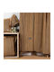 Aslanis Home Olympos Armchair Throw Chenille 180x180cm Gold Brown