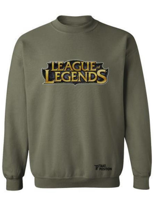 Takeposition Sweatshirt Liga der Legenden Khaki 332-4689-15