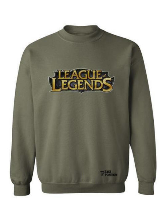 Takeposition Sweatshirt Liga der Legenden Khaki