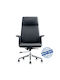 Dorino Executive Reclining Office Chair with Fixed Arms Black Ravenna