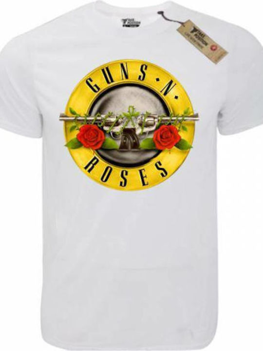 Takeposition T-shirt Guns N' Roses σε Λευκό χρώμα