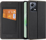 Dux Ducis Skin X2 Wallet Δερματίνης Μαύρο (Xiaomi Redmi Note 12 5G / Poco X5 5G)