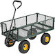 BWB3600 Trailer Garden Cart Metallic Four-wheel with Maximum Load Weight 300kg