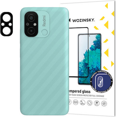 Wozinsky Full Camera Protection Tempered Glass Black for the Redmi 12C