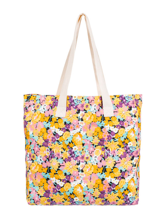 Billabong Happy Days Текстилна Плажна чанта Цветя Многоцветен