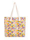 Billabong Happy Days Fabric Beach Bag Floral Multicolour