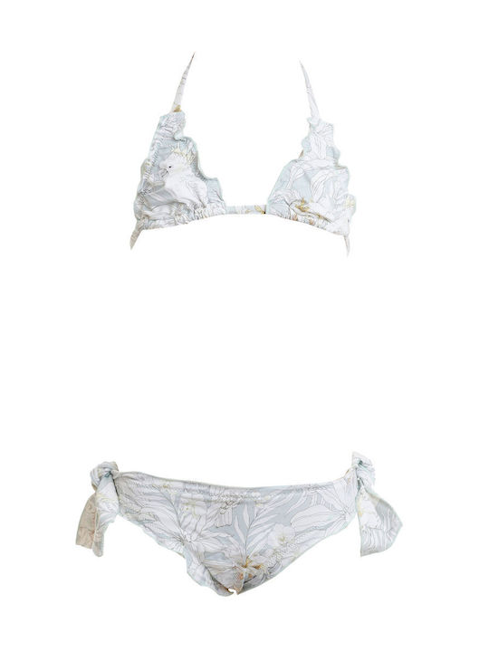 SugarFree Kids Swimwear Bikini White